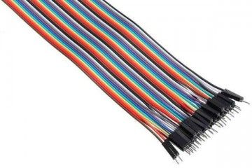 wires, headers JH ELECTRONICS Male-Male 15cm wire, 40 pieces, JH Elec. YXA369