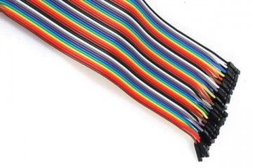 wires, headers JH ELECTRONICS Female-Female 15cm wire, 40 pieces, JH Elec. YXA369