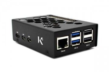 ohišja KKSB Raspberry Pi 5 Case Aluminium Black, KKSB
