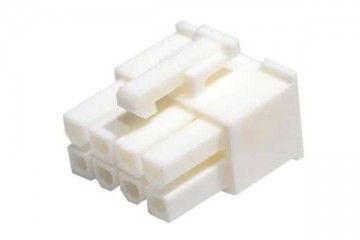 Nekategorizirano MOLEX Connector Housing, Nylon 66, Natural, Mini-Fit Jr. 5557 Series, Receptacle, 8 Ways, 4.2 mm, MOLEX 39-01-2085