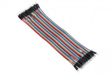 wires, headers JH ELECTRONICS MALE-MALE 20CM WIRE, 40 PIECES, JH ELEC. YXA369