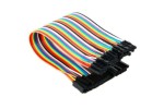 wires, headers JH ELECTRONICS FEMALE-FEMALE 20CM WIRE, 40 PIECES, JH ELEC. YXA369