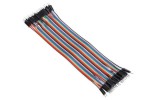 wires, headers JH ELECTRONICS MALE-MALE 20CM WIRE, 40 PIECES, JH ELEC. YXA369